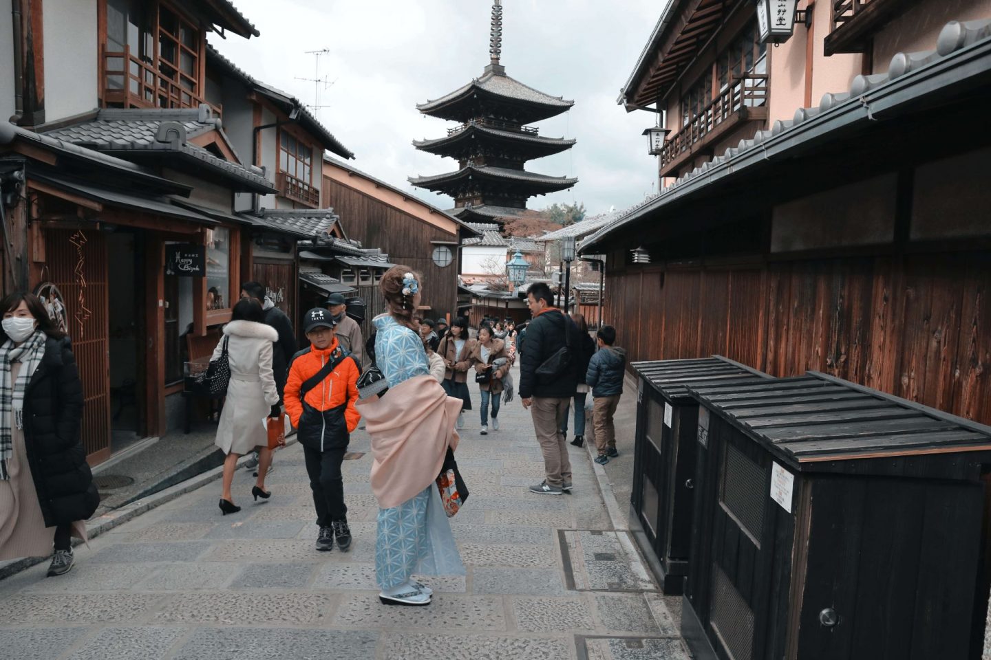 kimono rental near toji temple