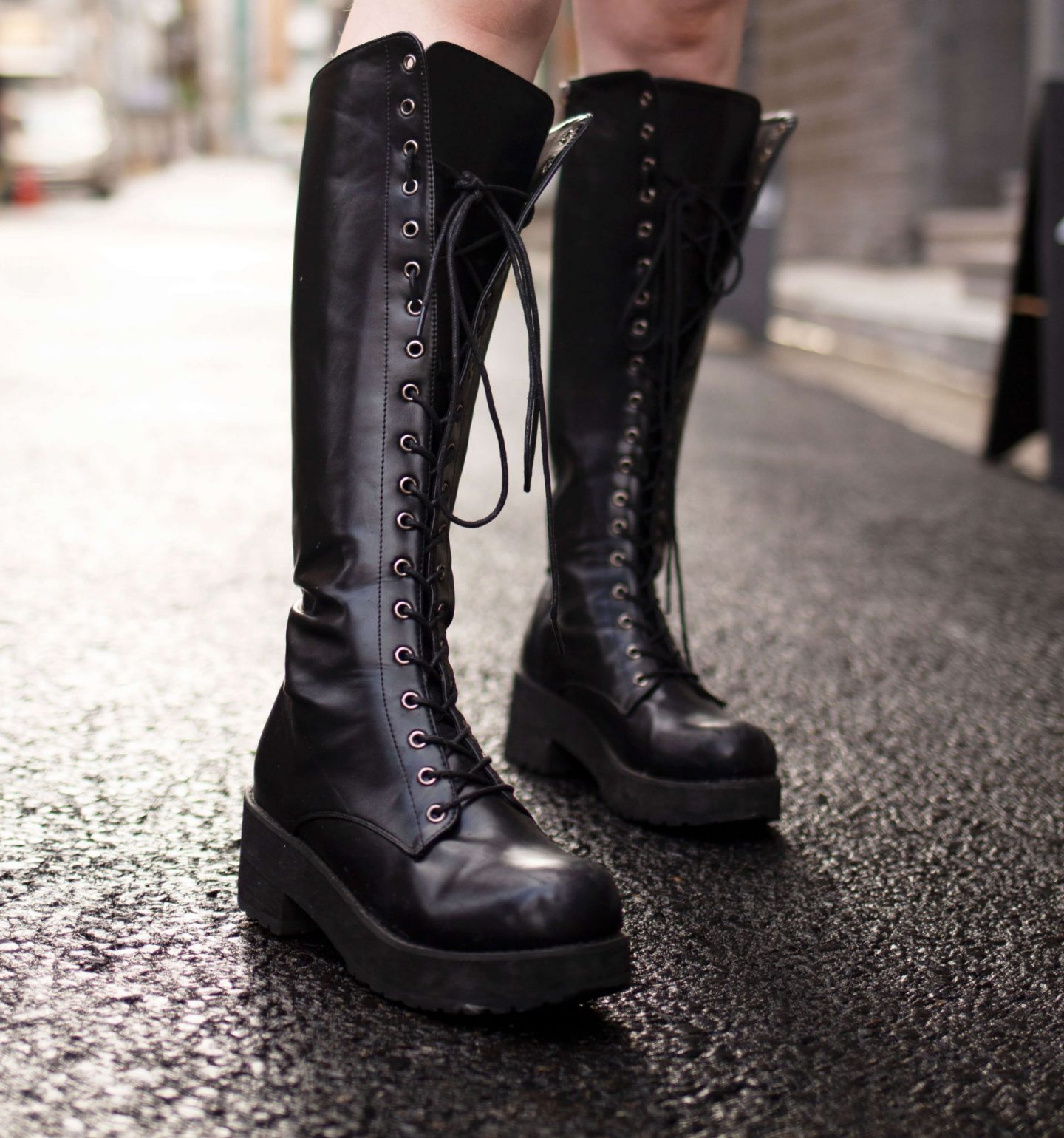 wardrobe staple chunky cleated boots